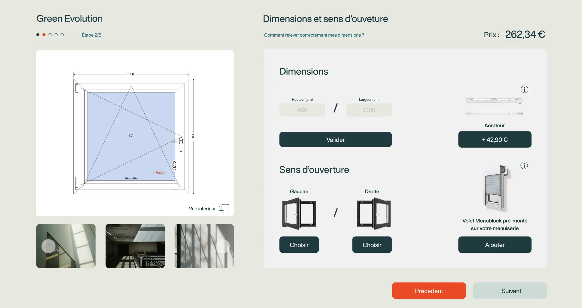 Configurateur en ligne